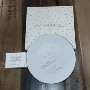 Vintage 1985 Bisque Porcelain Avon Collectibles Plate